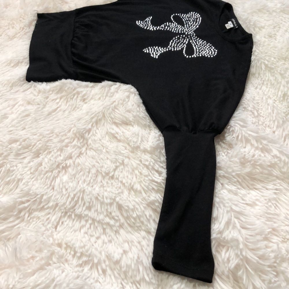 Kate Mack Rhinestone Bow Top, Size 6X - Picture 7 of 10